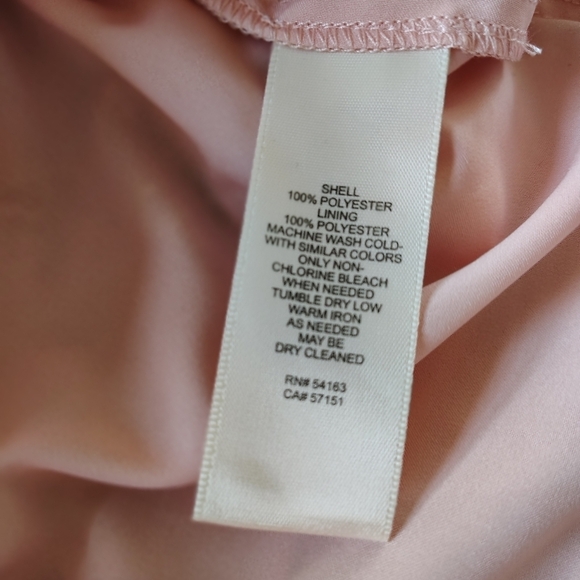 Eliza J Floral Gathered Dress Blush Sz 6 - Picture 12 of 15